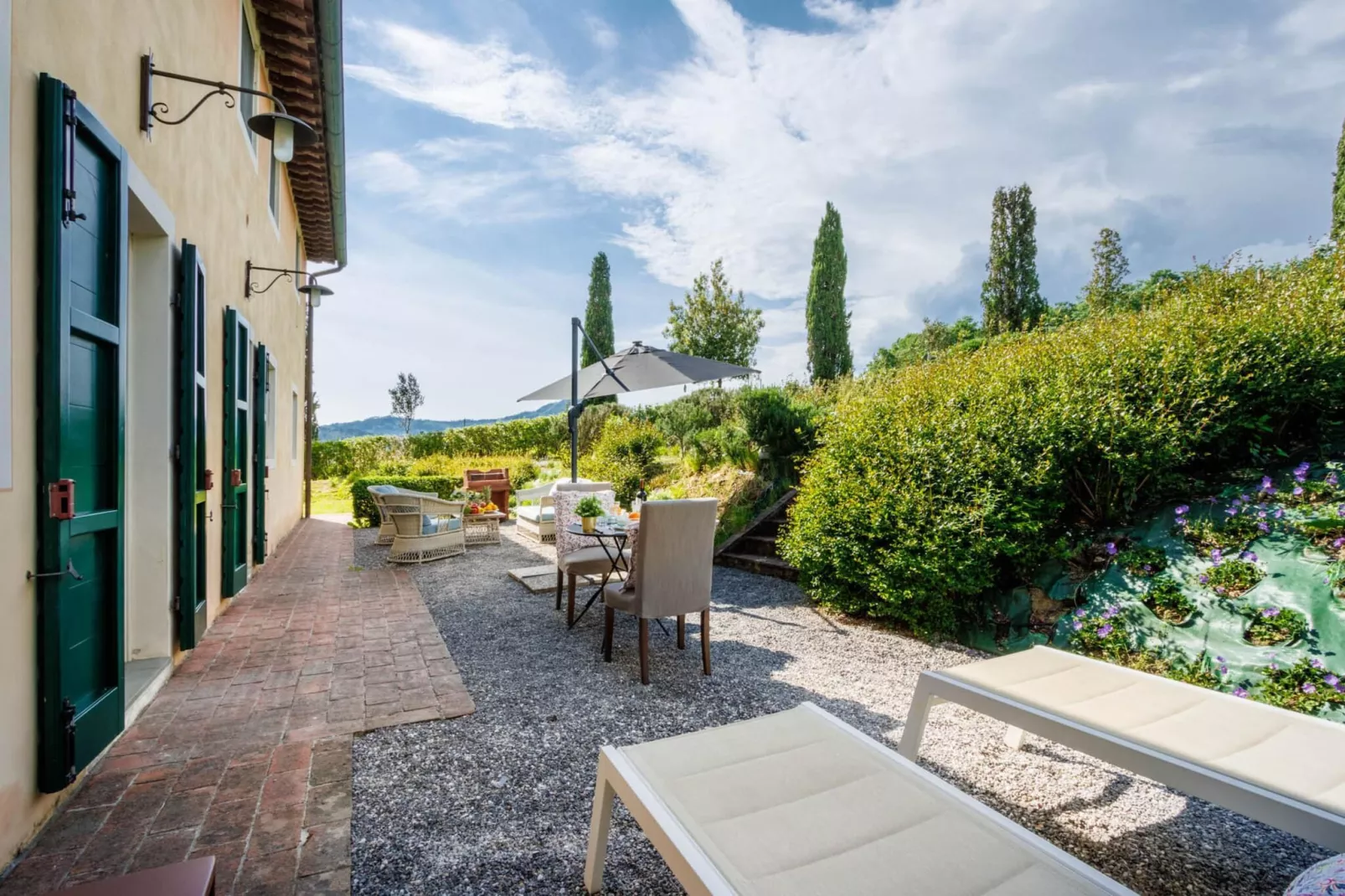 Donato, Farmhouse Apartment with Pool - Terrasbalkon