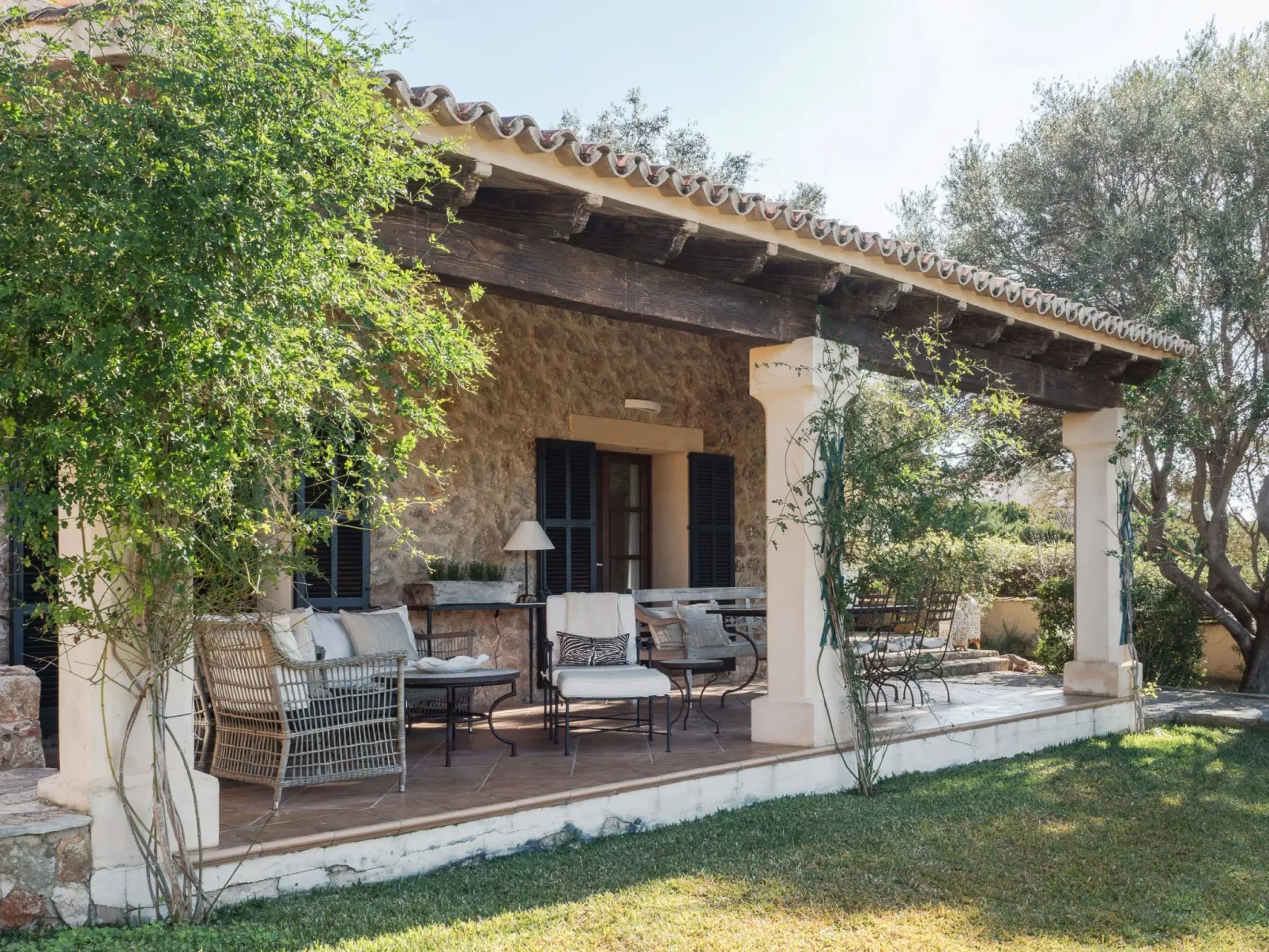 VILLA ALENAR. Espectacular villa rústica en San Marçal, Piscina Privada - WiFi - Buiten