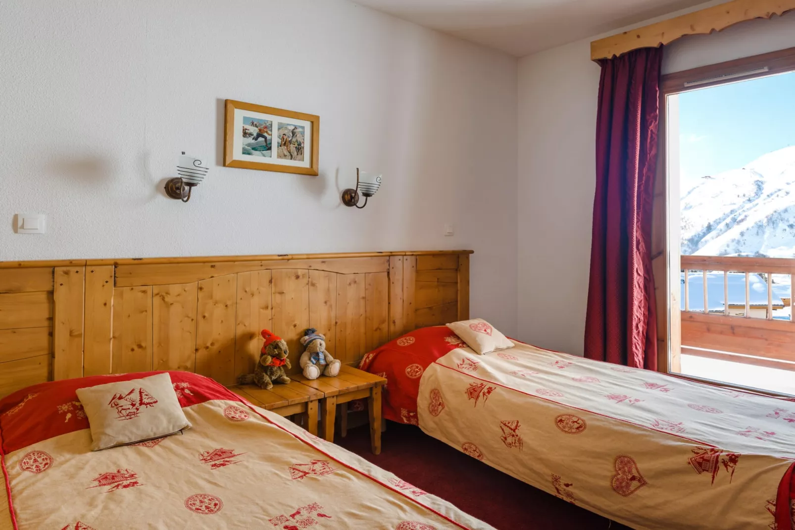 Résidence L'Ecrin des Sybelles 4-Room Duplex Apartment - 8 People OTA - Slaapkamer