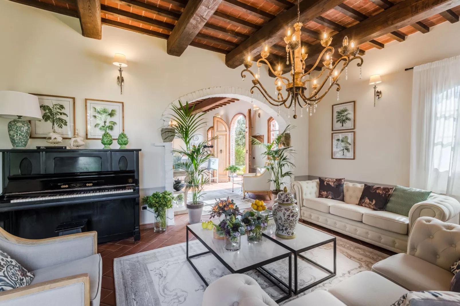 Villa San Miniato - Woonkamer