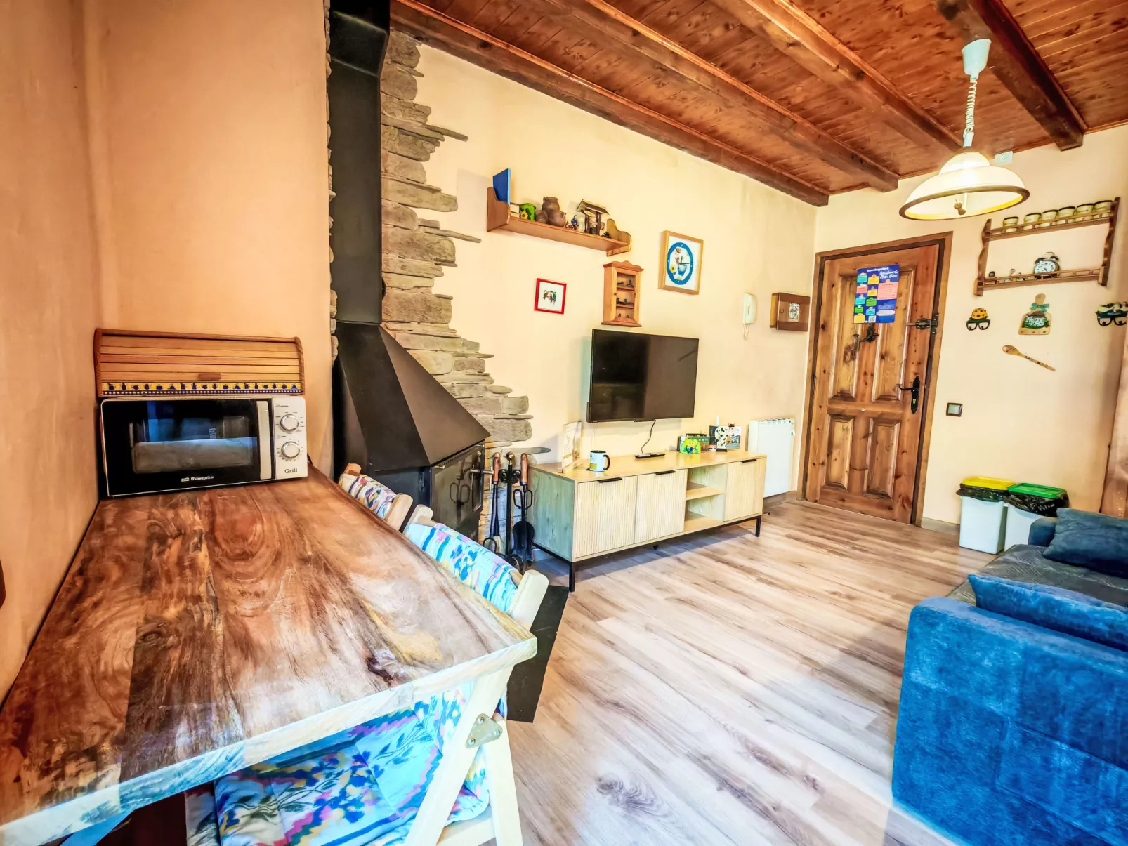 Studio mit Kamin Cosmos 3 Vall de Boí - Binnen