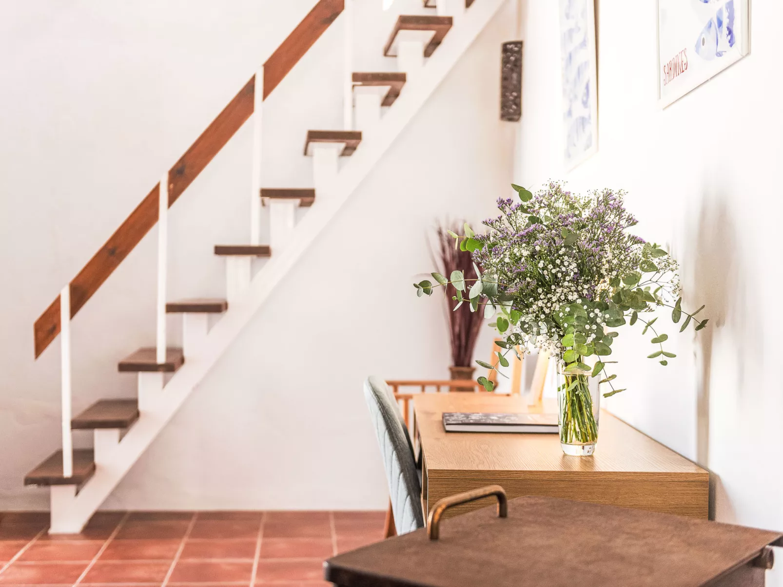 Wohnung mit großer Dachterrasse in Vejer - Binnen