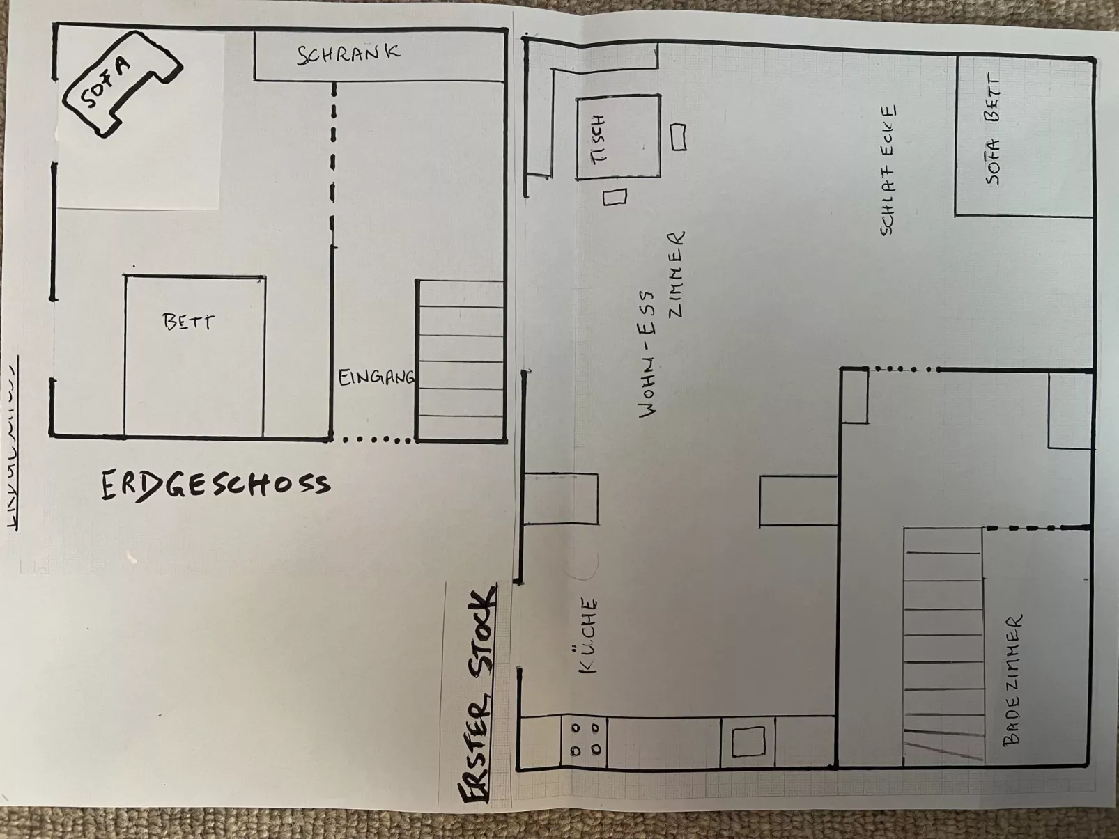 3-Zimmerwohnung Chasa d'Uina, (Sent). - Binnen