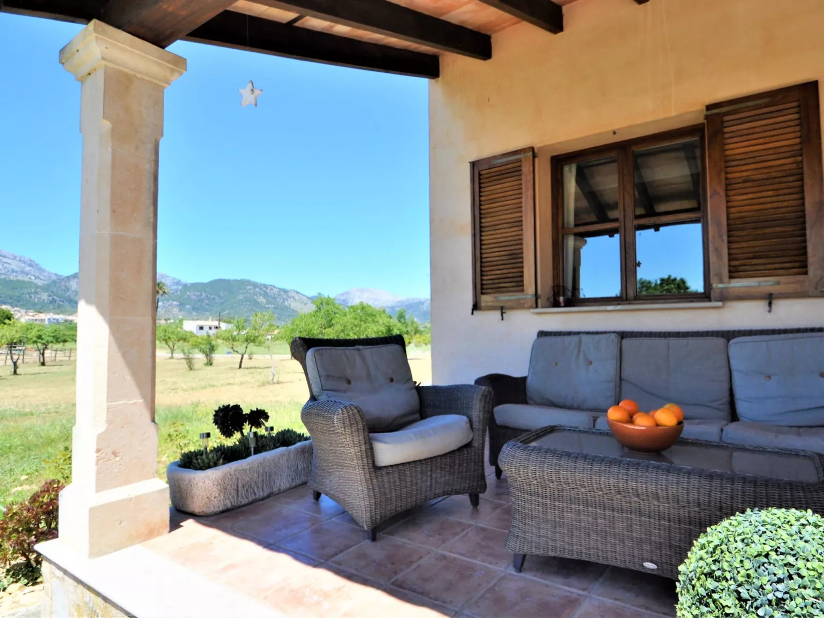 Villa SON RUBI en Selva (Serra de Tramuntana) con barbacoa y piscina privada- V - Buiten