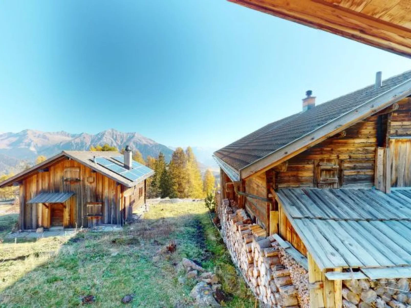 Alphütte-Maiensäss Mutten - Buiten