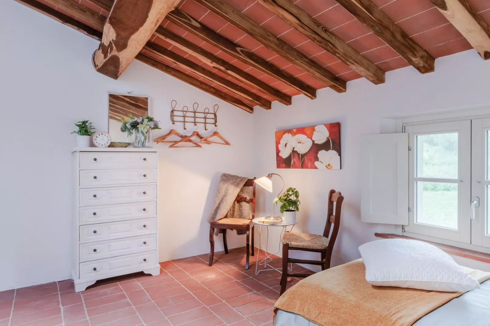 Casa Bellavista at Borghetto Farmhouse - Slaapkamer