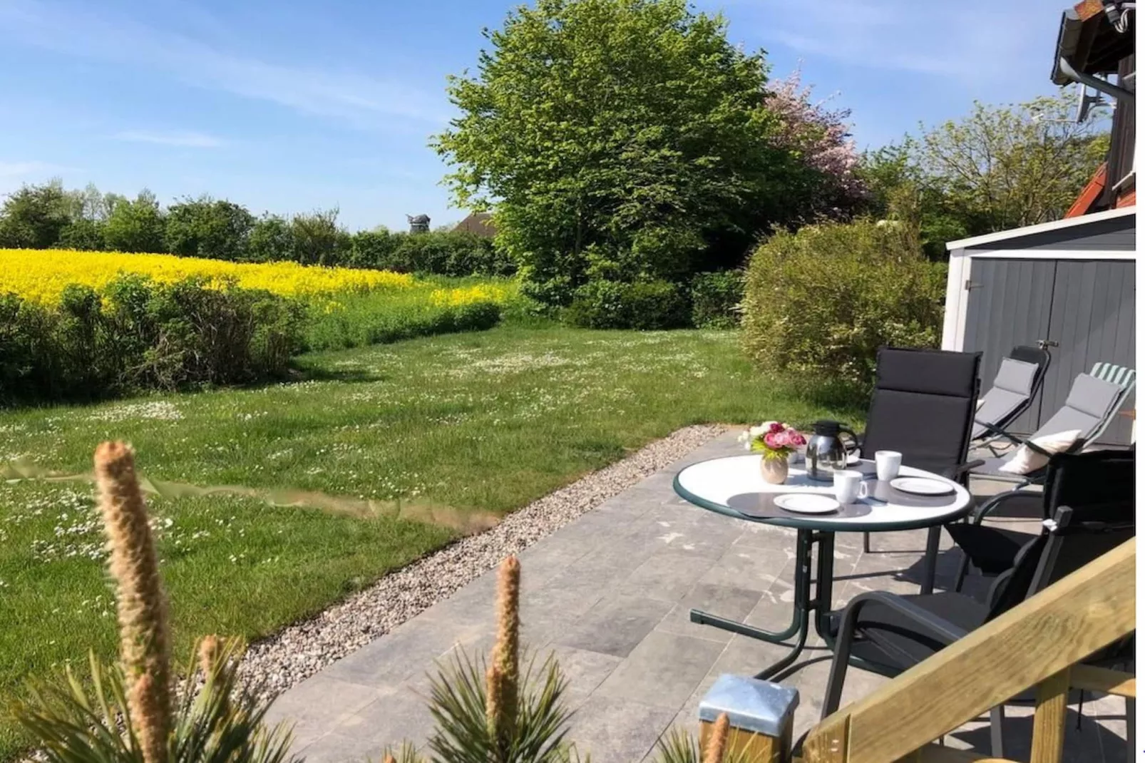 Ferienwohnung Kieferneck - Tuinen zomer