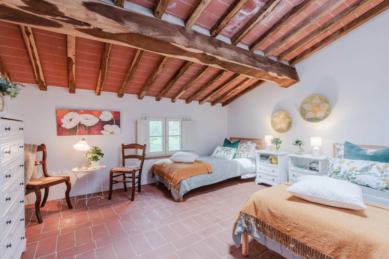 Casa Bellavista at Borghetto Farmhouse - Slaapkamer