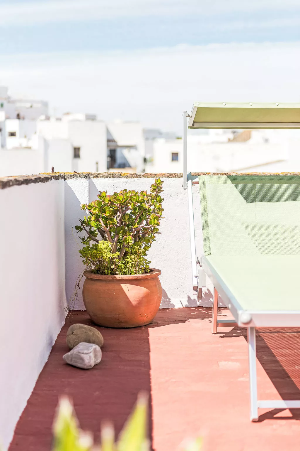 Wohnung mit großer Dachterrasse in Vejer - Buiten