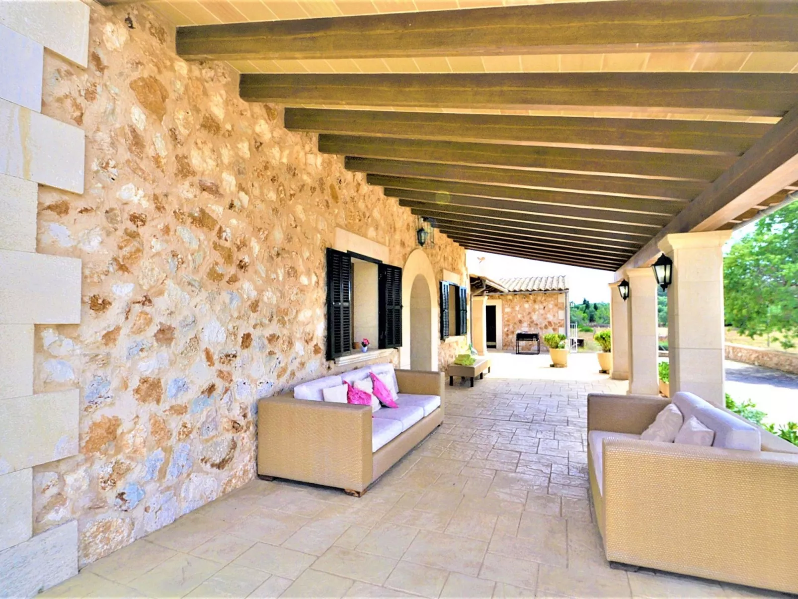 CAS BORRASSOS- Finca con piscina privada a 10 minutos de Palma.. BBQ. Wifi - Wi - Binnen