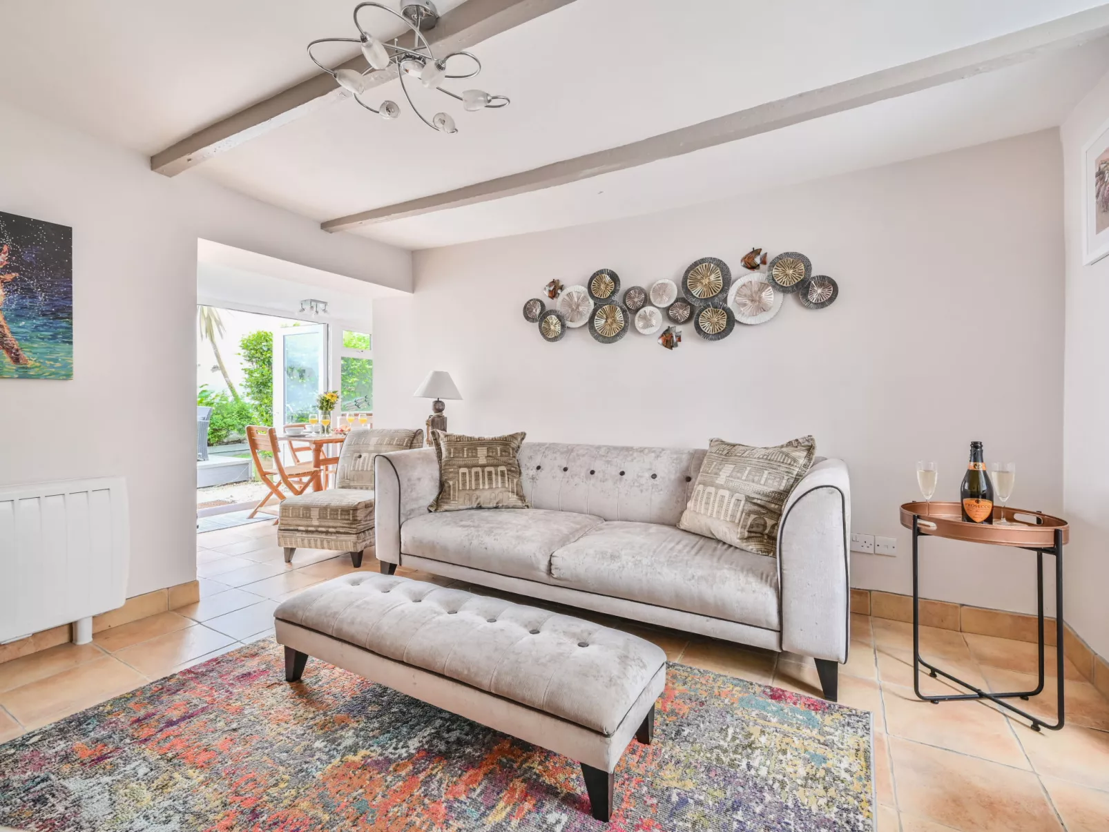 Blue Crab Cottage-Binnen