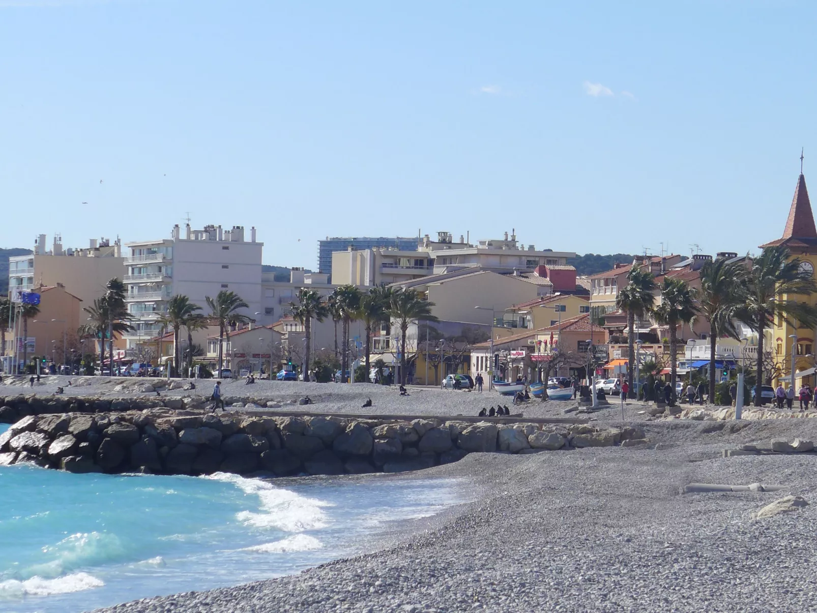 Le Cagnes Beach-Omgeving