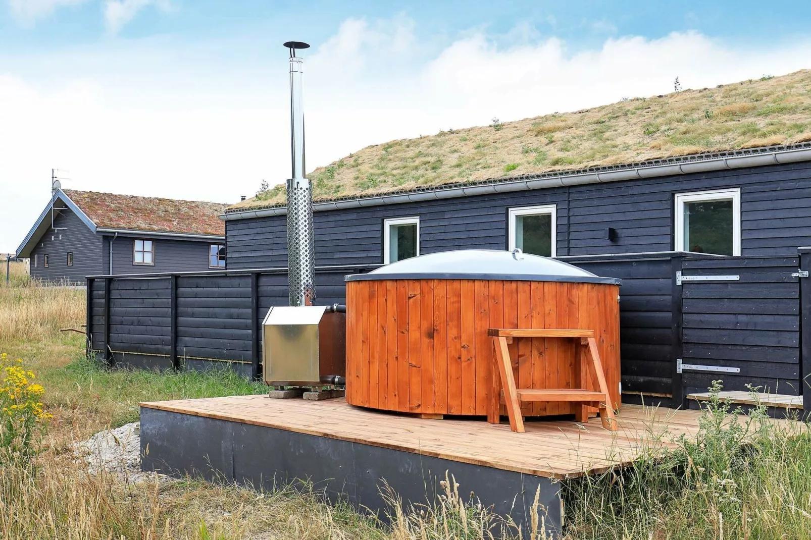 Ontspannend vakantiehuis in Saltum met sauna-Uitzicht