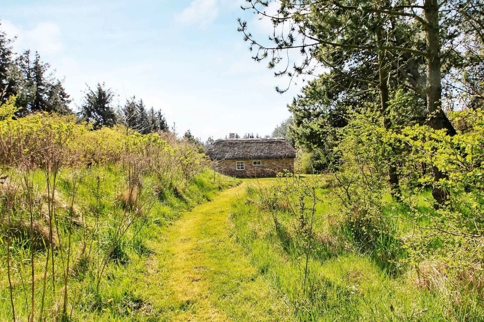 Rustiek vakantiehuis met tuin in Ulfborg-Uitzicht