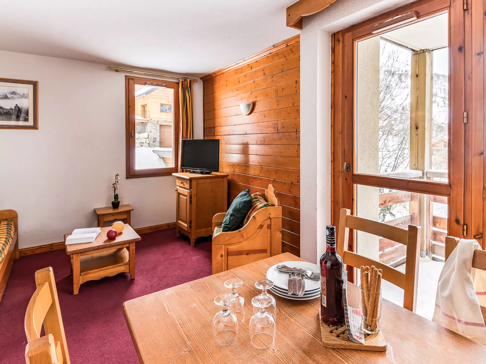 Les Chalets du Galibier-Binnen