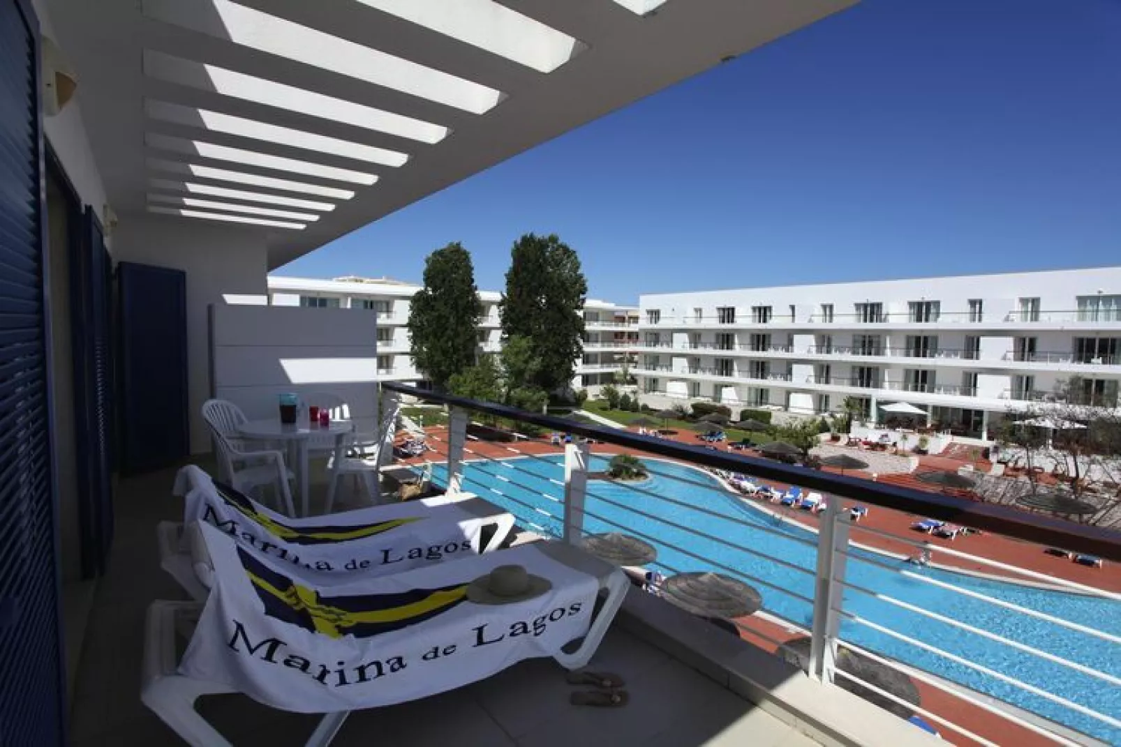2-kamer-app. uitzicht op jachthaven of zwembad - Marina Club Suite Hotel, Lagos-Terras
