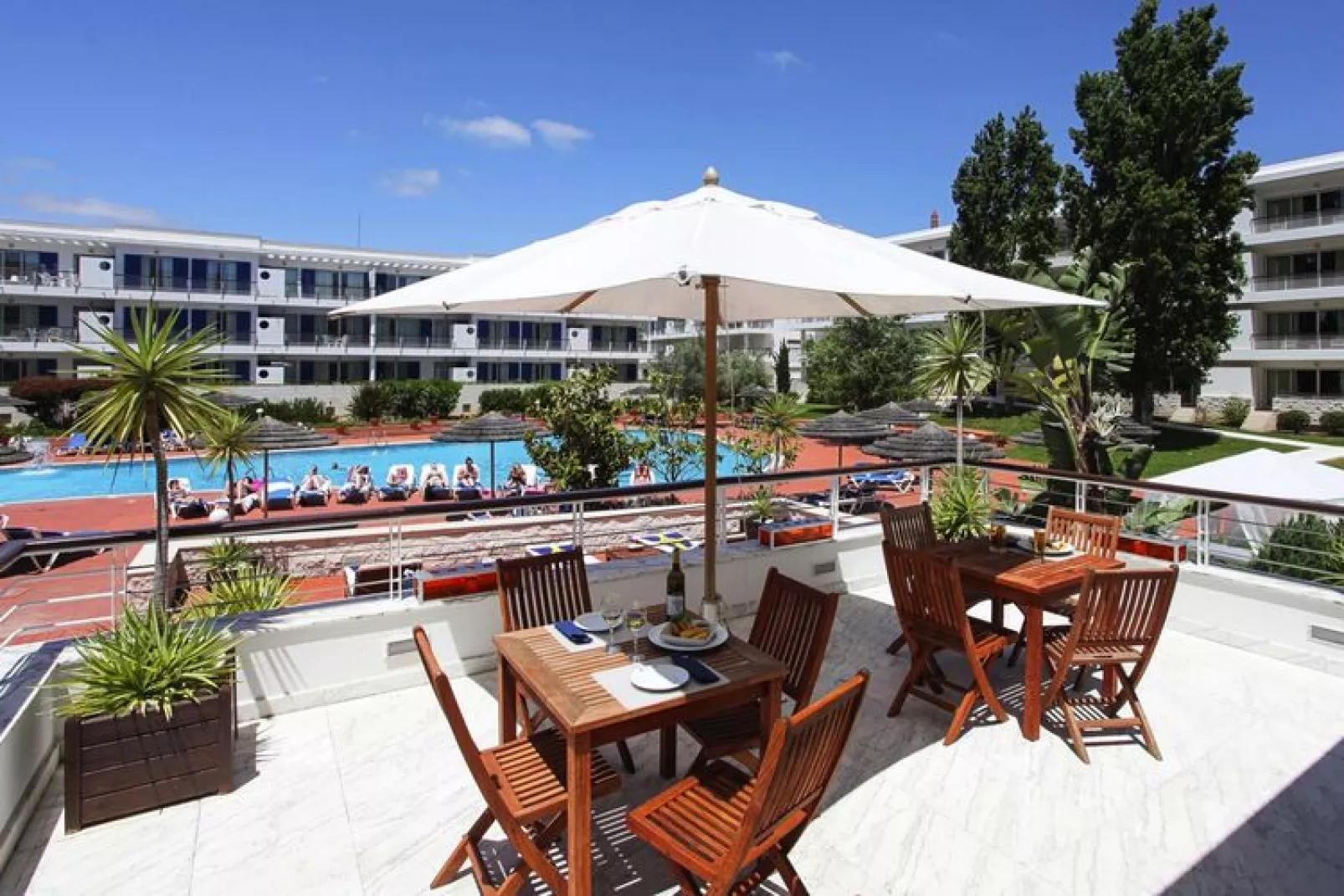 2-kamer-app. uitzicht op jachthaven of zwembad - Marina Club Suite Hotel, Lagos-Terras