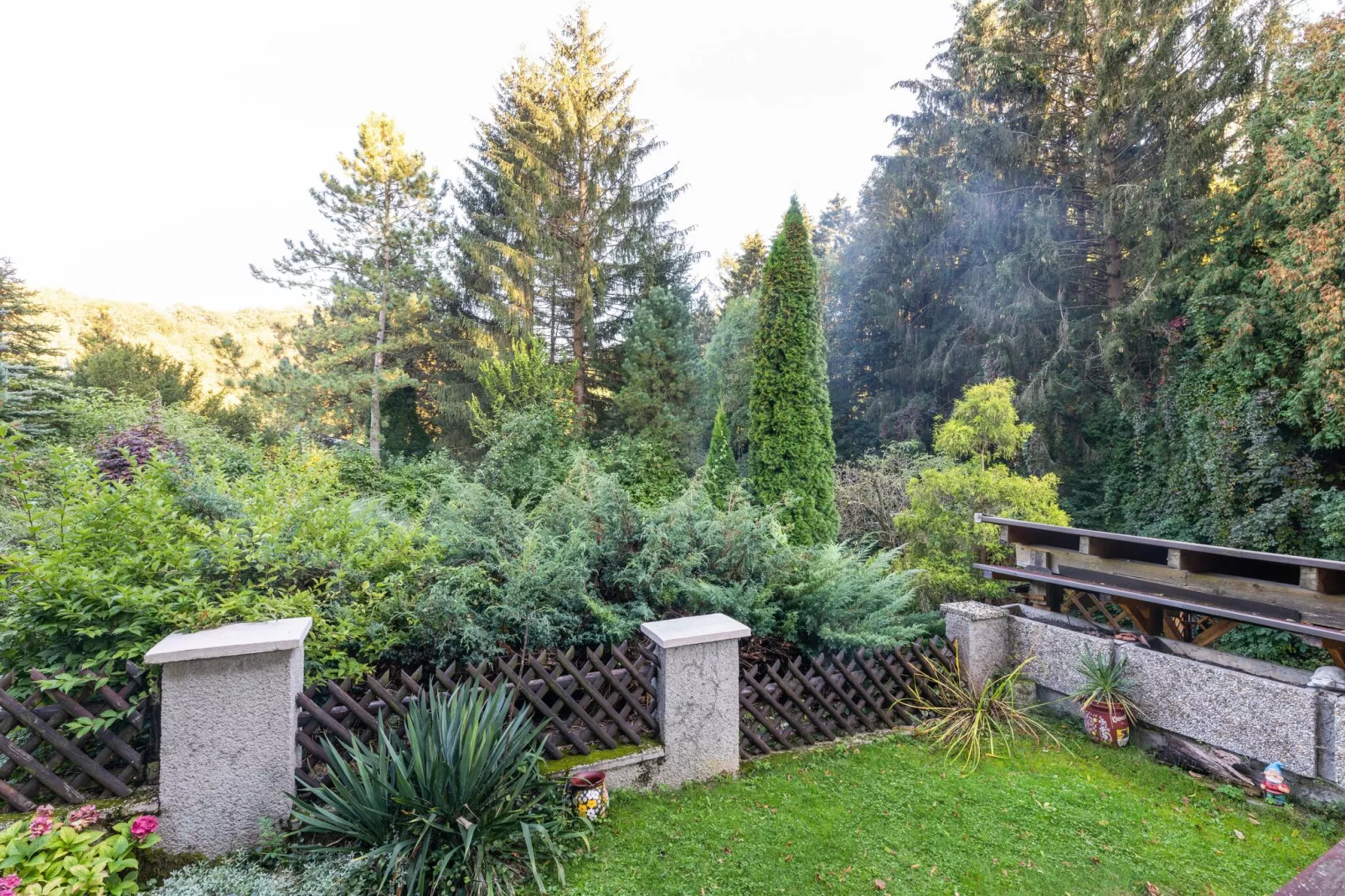 Bungalow Wienerwald-Tuinen zomer