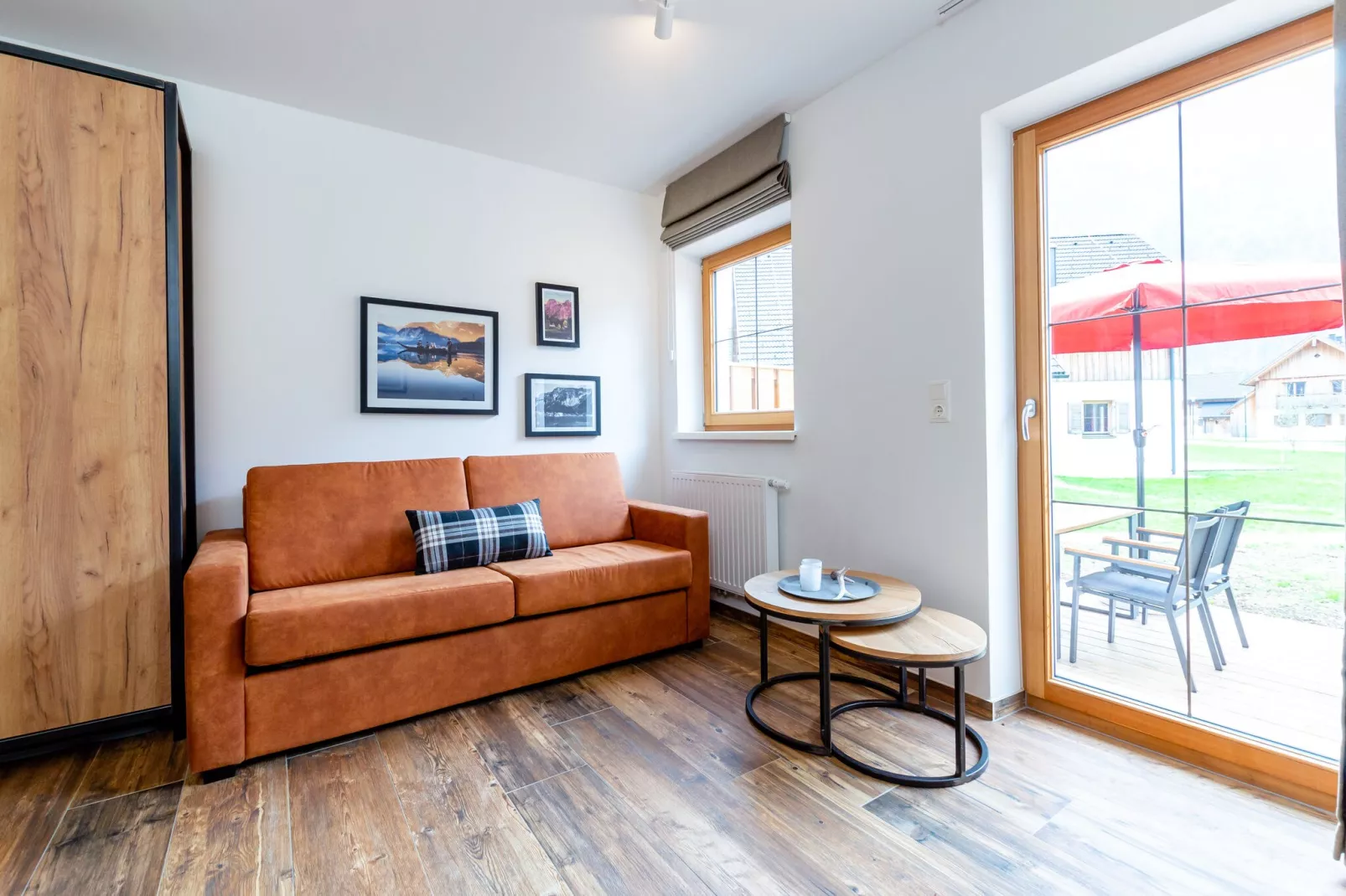 Luxery Salzkammergut Studio Comfort F-Woonkamer