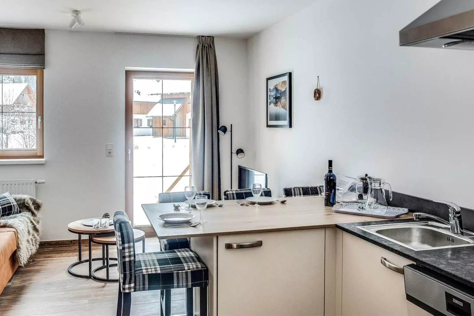 Luxery Salzkammergut Studio Comfort F-Keuken