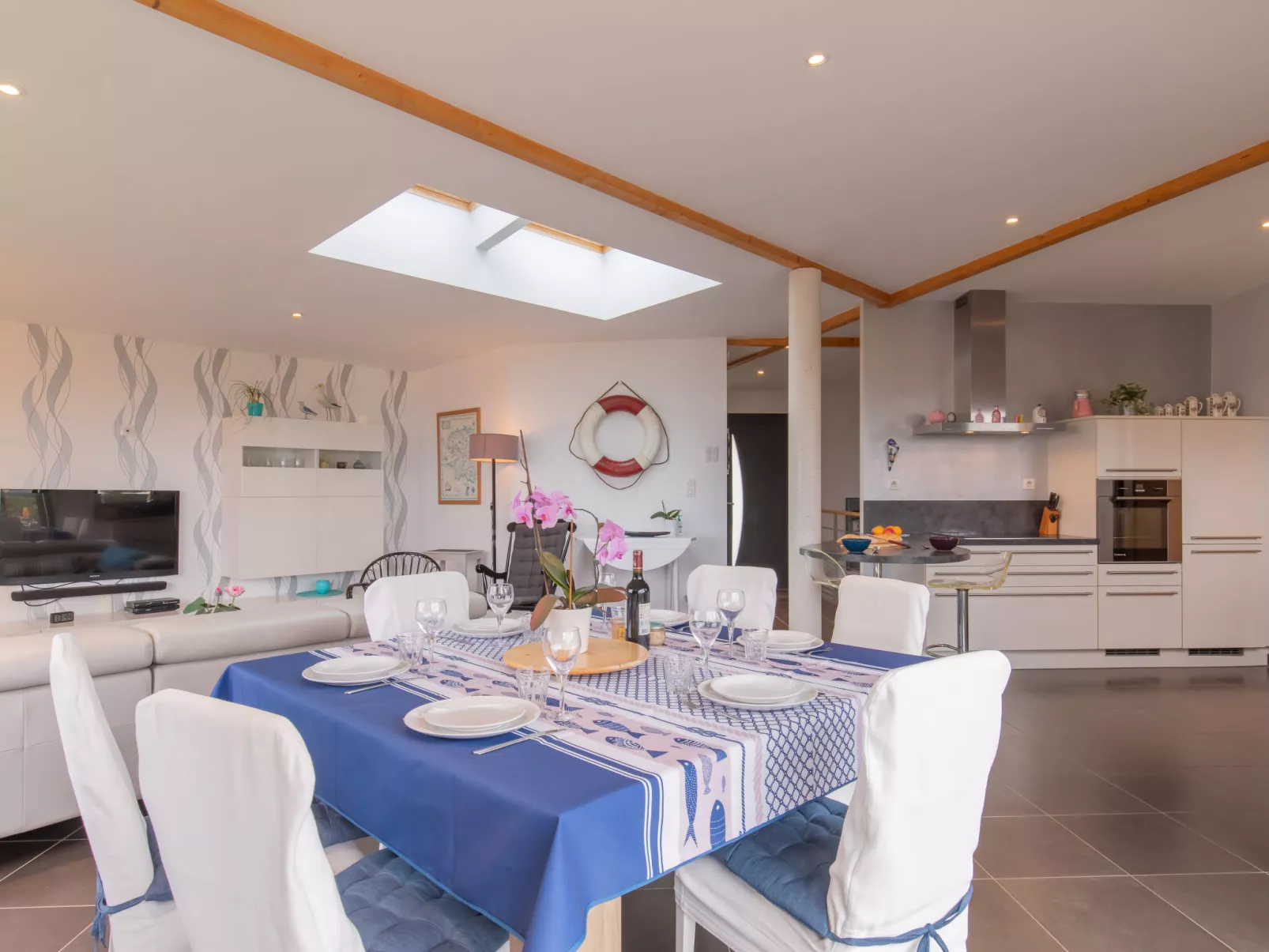 Maison de Plain Pied - Vue Mer-Binnen