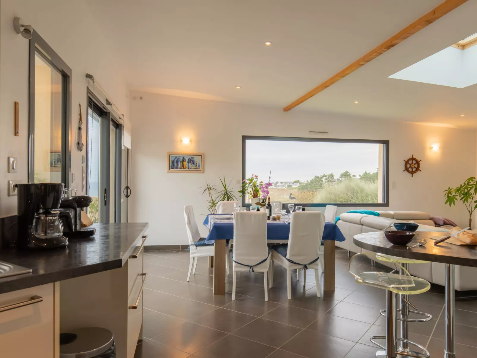 Maison de Plain Pied - Vue Mer-Binnen