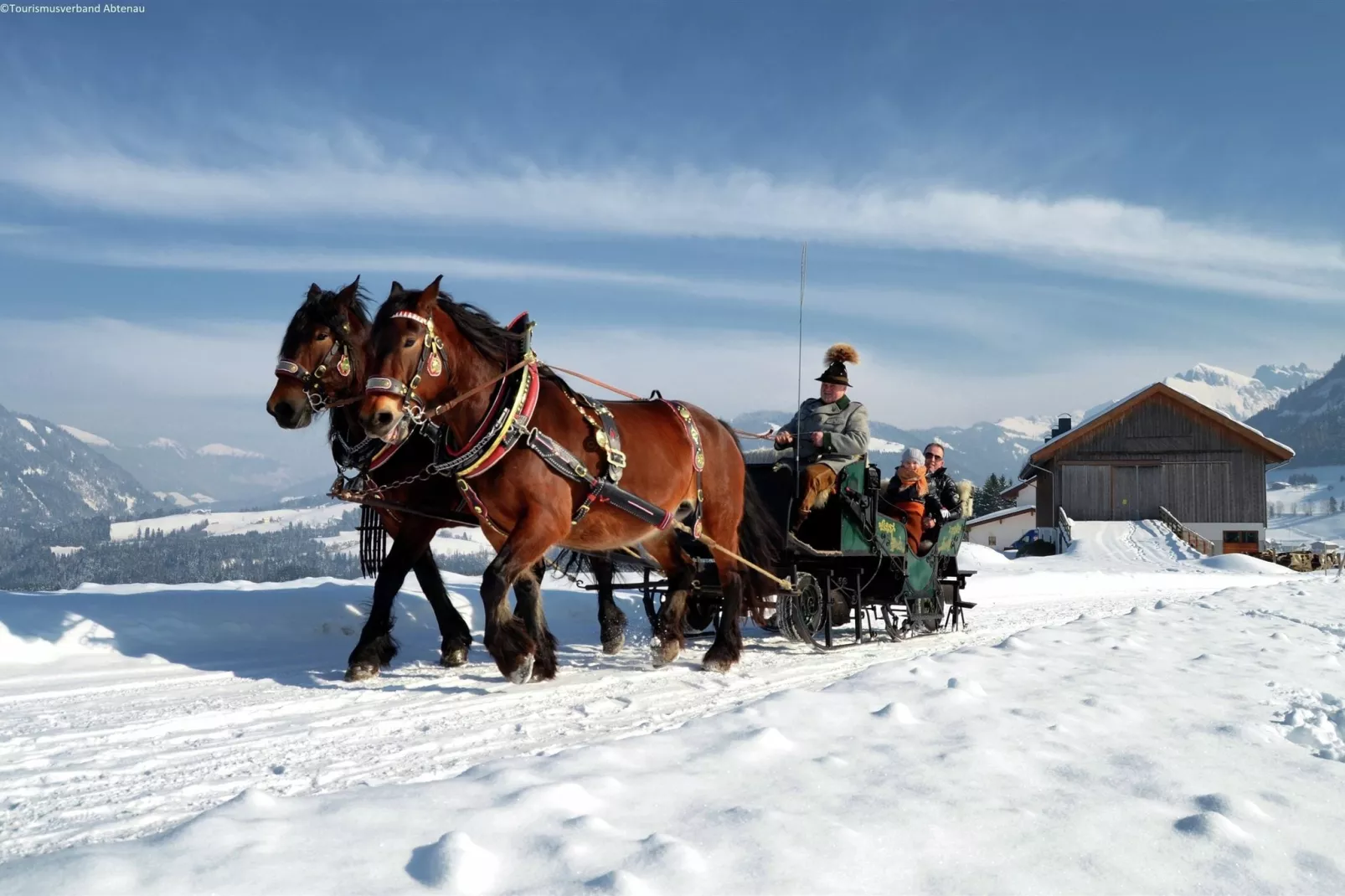 Ferienhaus Rieger-Gebied winter 1km