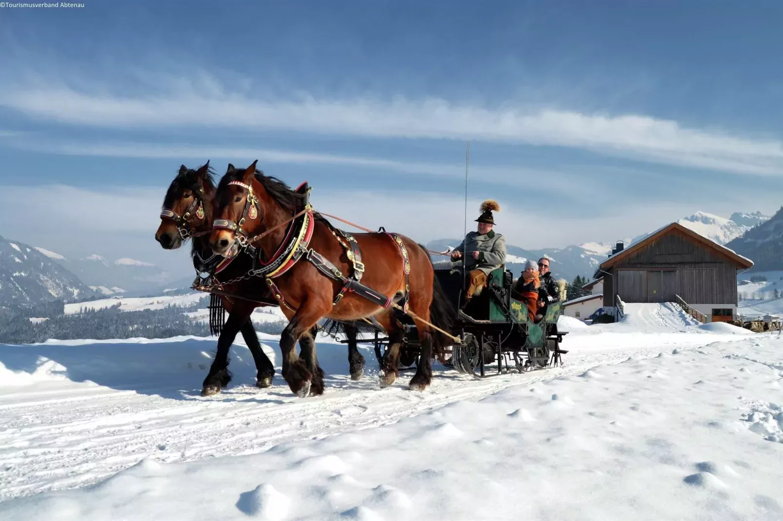 Ferienhaus Rieger-Gebied winter 5km