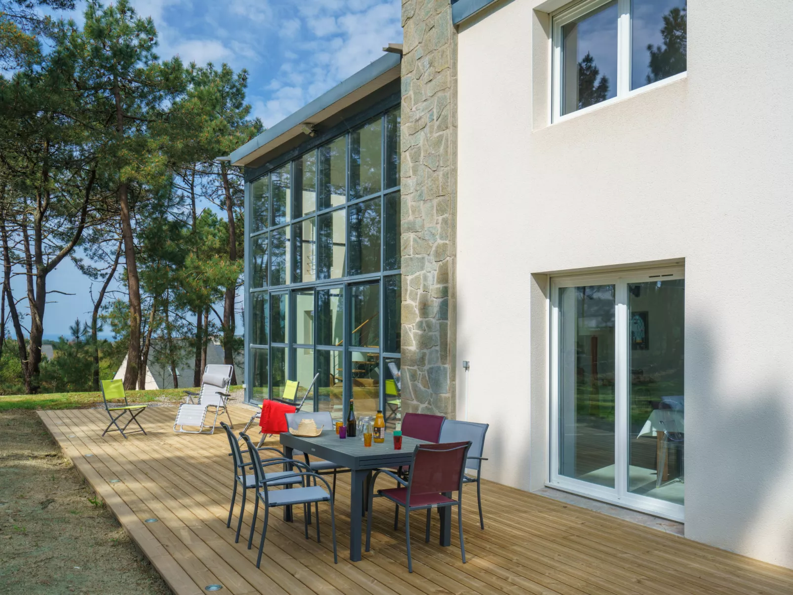 Maison du bois du Kador-Buiten
