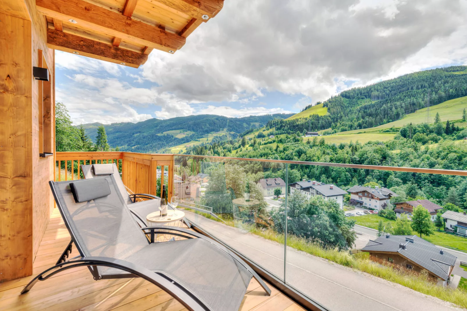 Chalet Can Amper-Terrasbalkon