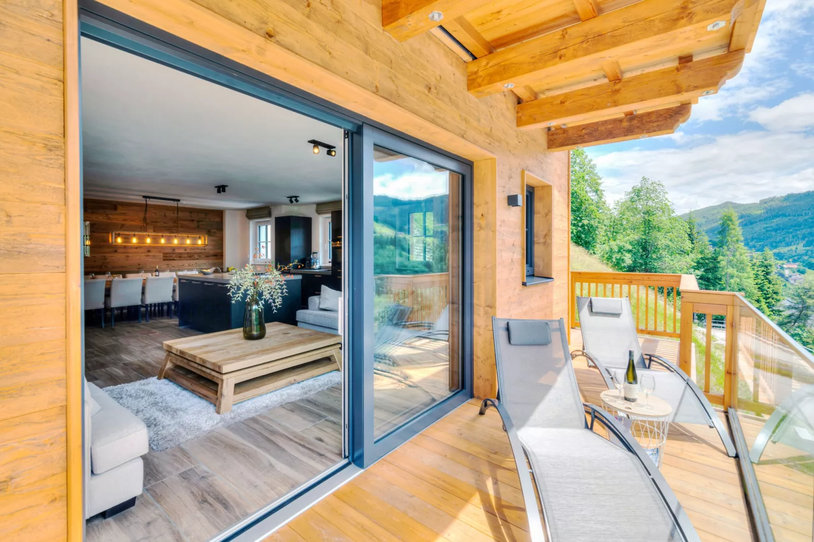 Chalet Can Amper-Terrasbalkon