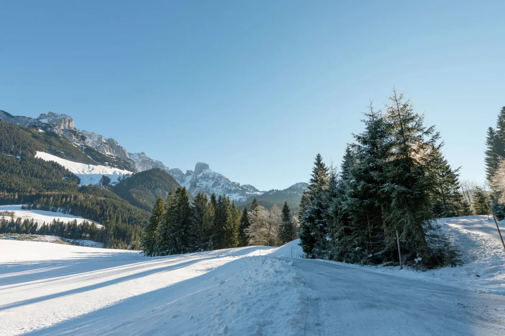 Alpendorf Dachstein West 6-Gebied winter 1km