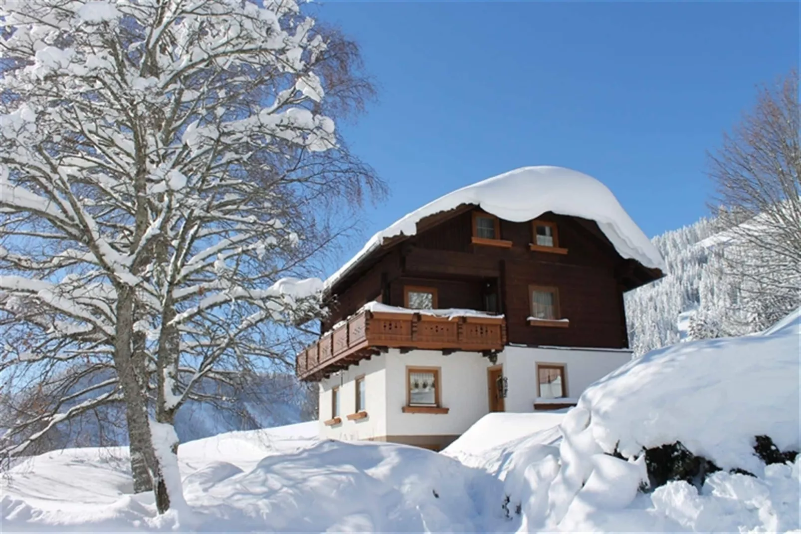 Ferienhaus Dachsteinheim-Exterieur winter