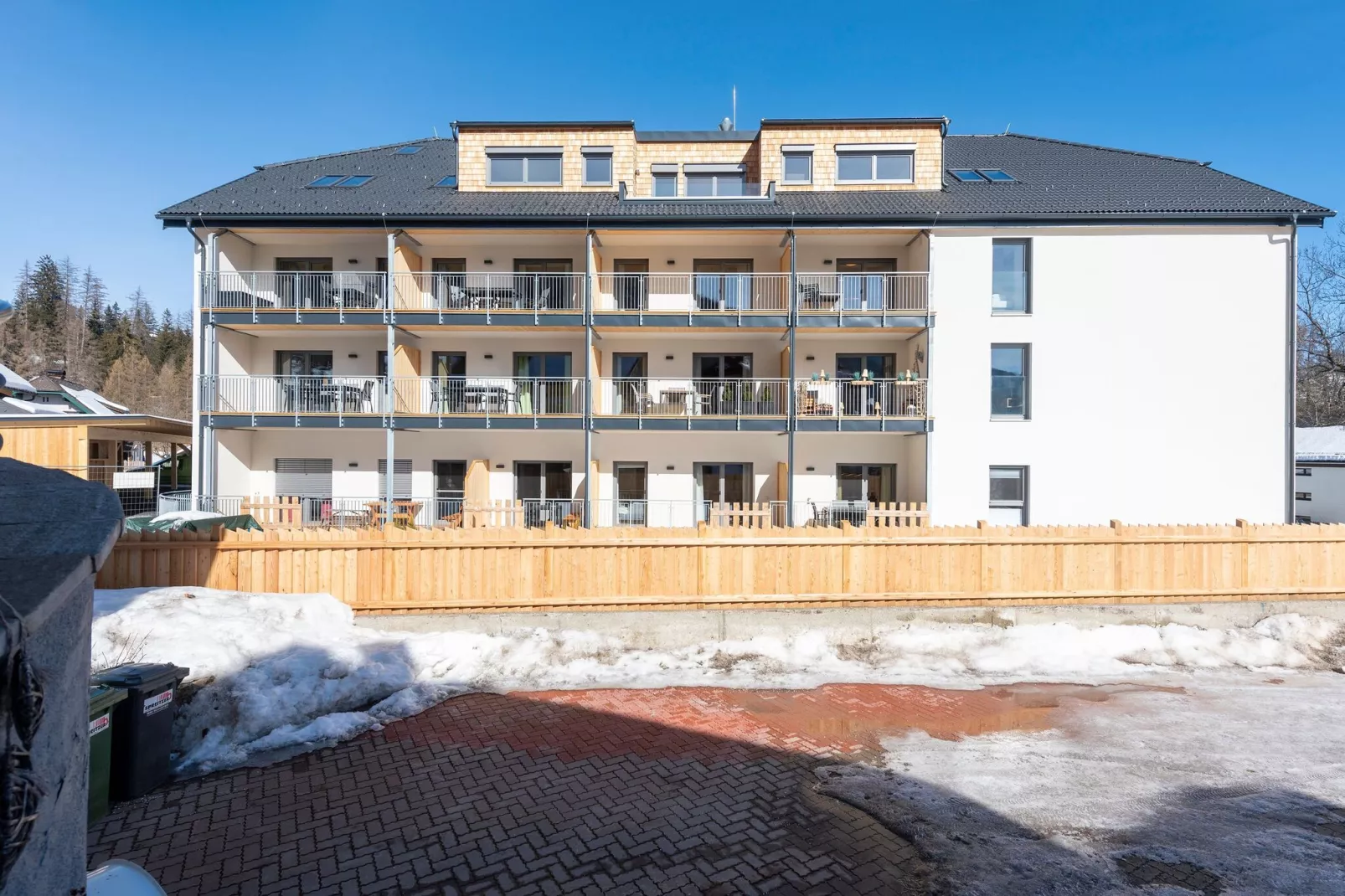 Aantrekkelijk appartement in Mauterndorf met wellnessruimte-Exterieur winter