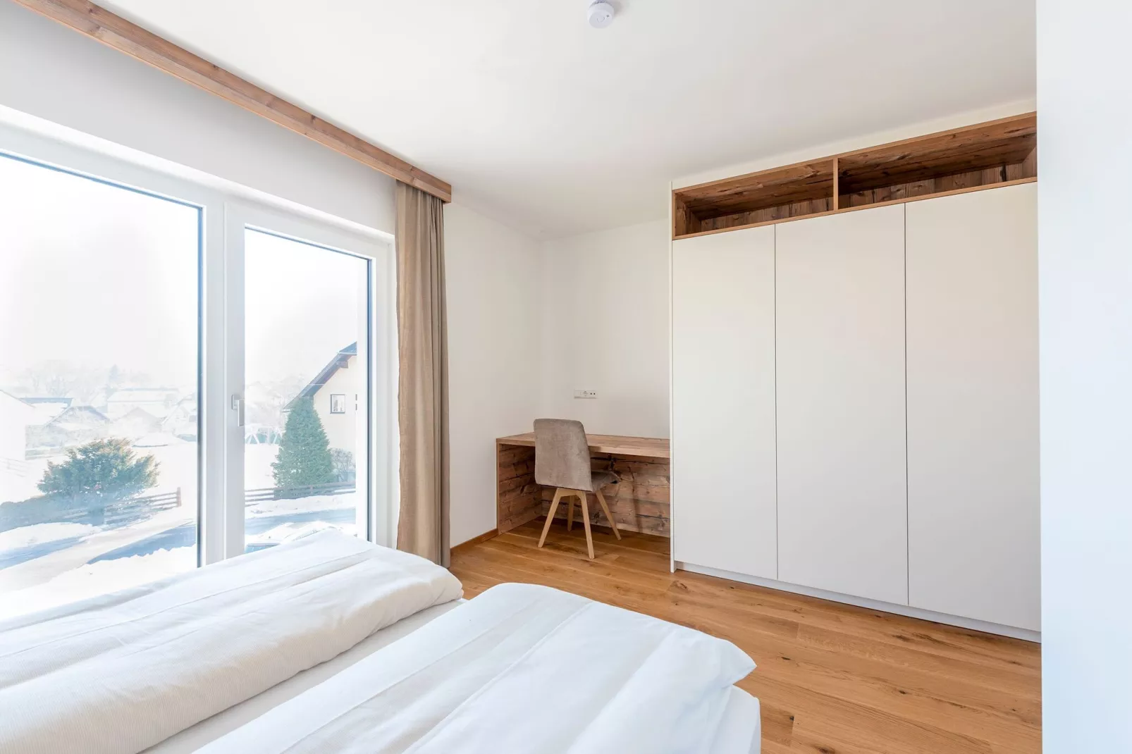 Aantrekkelijk appartement in Mauterndorf met wellnessruimte-Slaapkamer