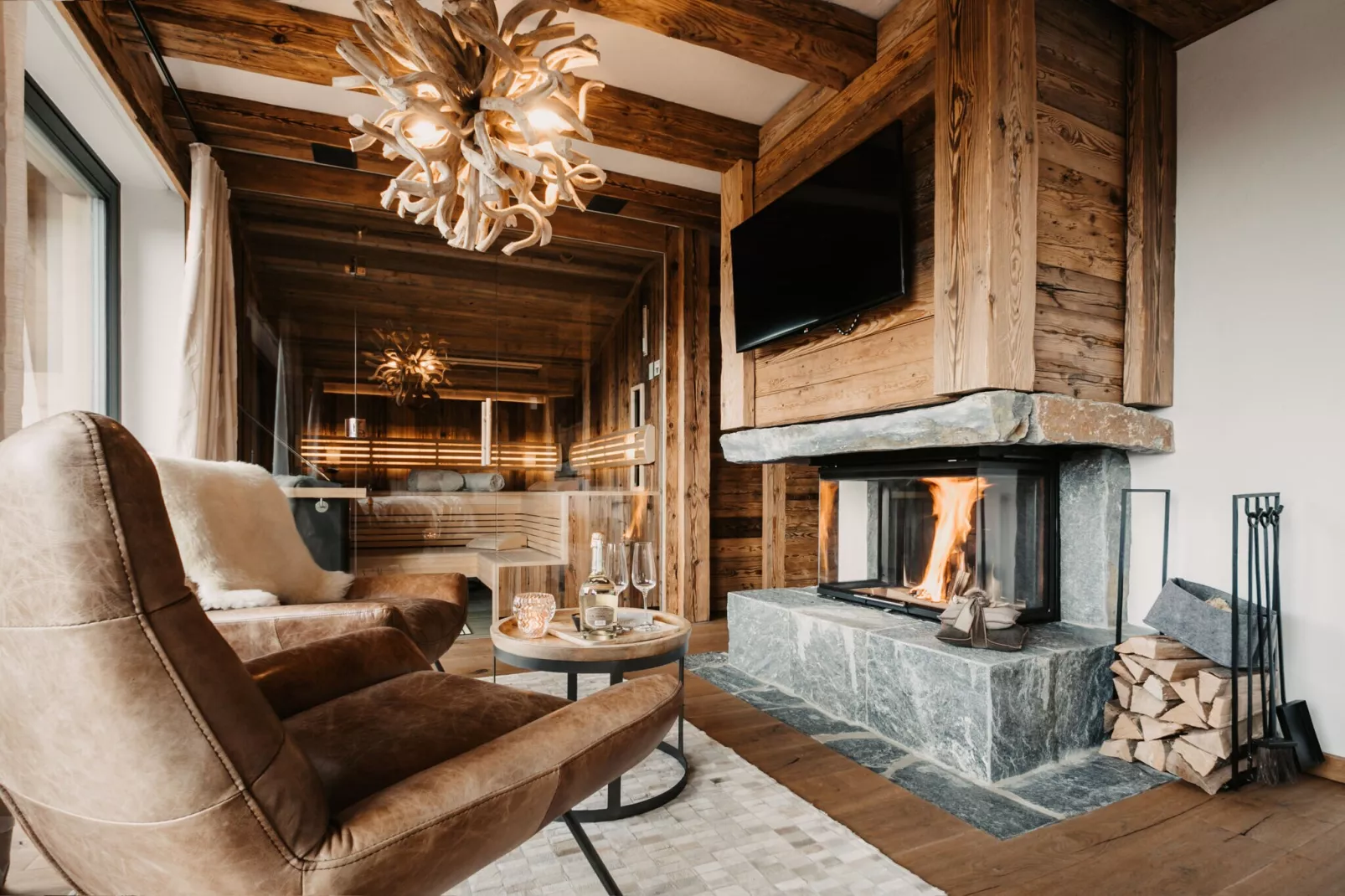 Chalet Lodge of Joy-Woonkamer