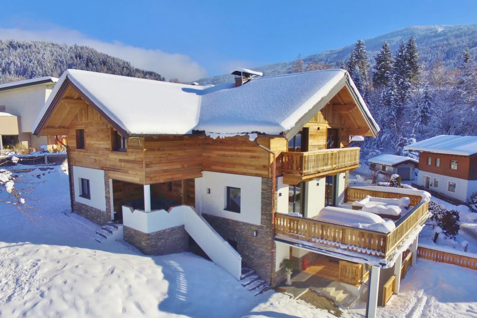 Mozarts Lodge-Exterieur winter