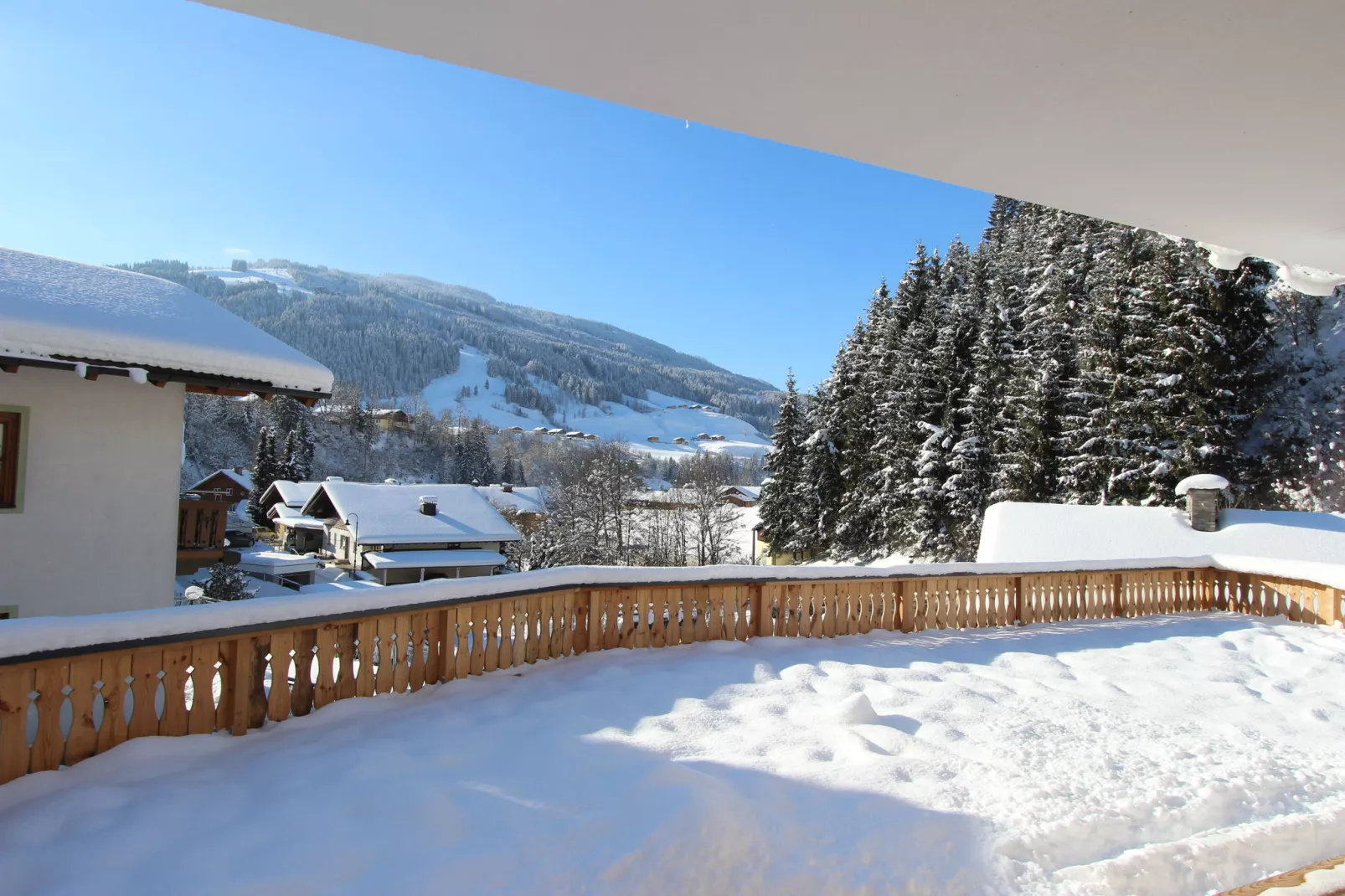 Mozarts Lodge-Uitzicht winter