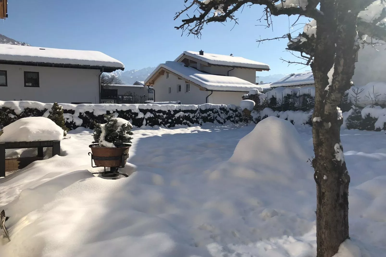 Chalet Hohe Tauern Zell am See-Tuin winter