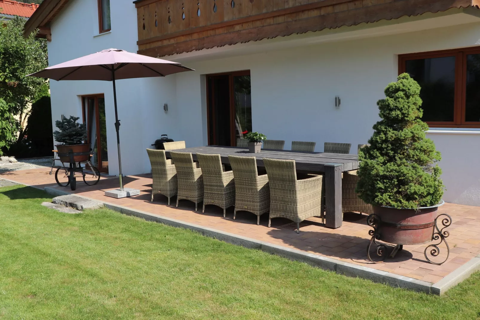 Chalet Hohe Tauern Zell am See-Tuinen zomer