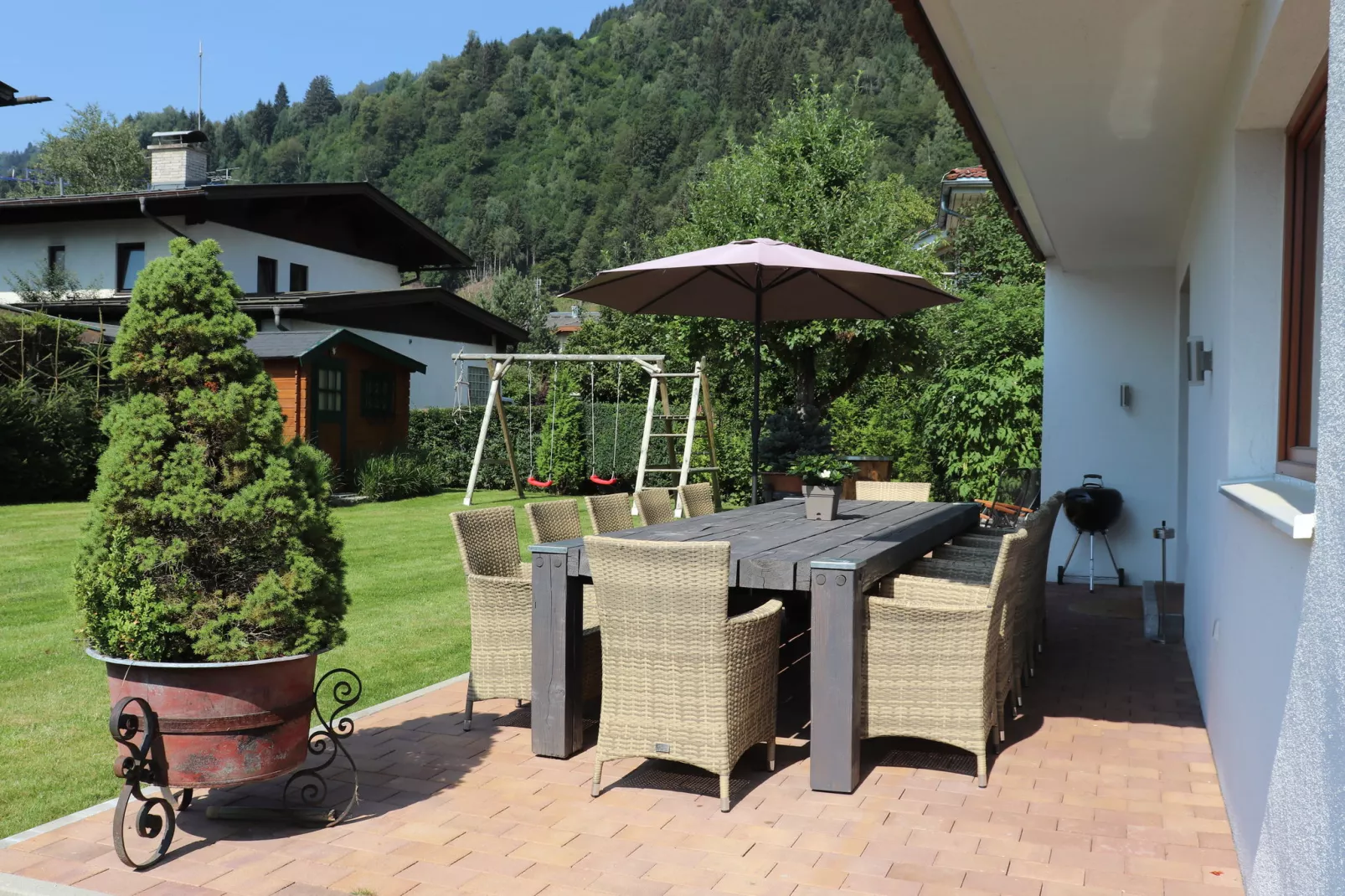 Chalet Hohe Tauern Zell am See-Tuinen zomer