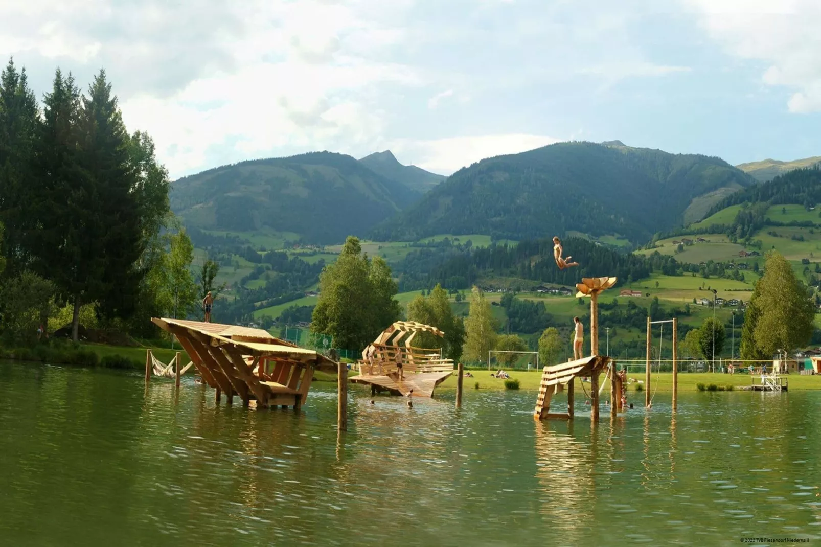 Haus Niedernsill-Gebieden zomer 1km