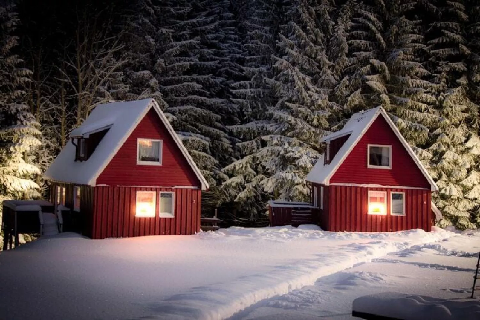 Ferienhaus 65 qm 1-2 Pers  Kind-Exterieur winter
