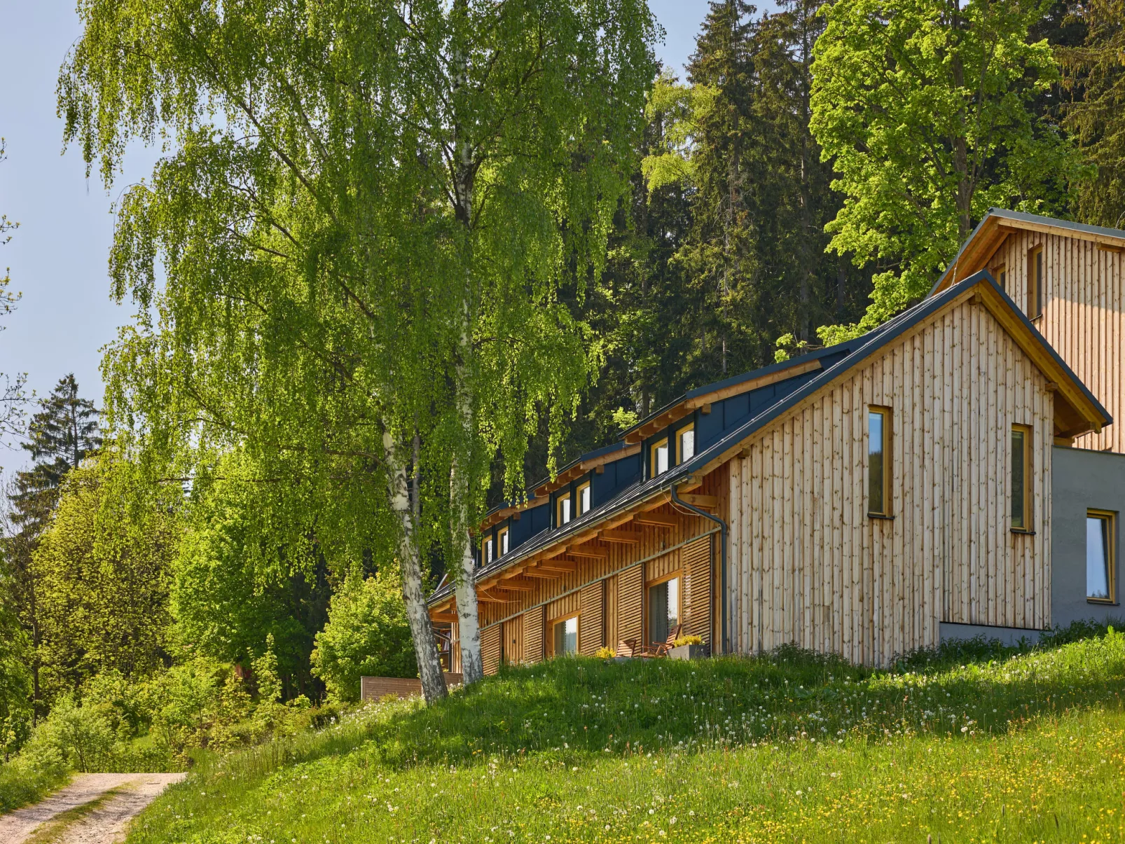 Ski-In Ski-Out Mountain Duplex Portášky3-Buiten