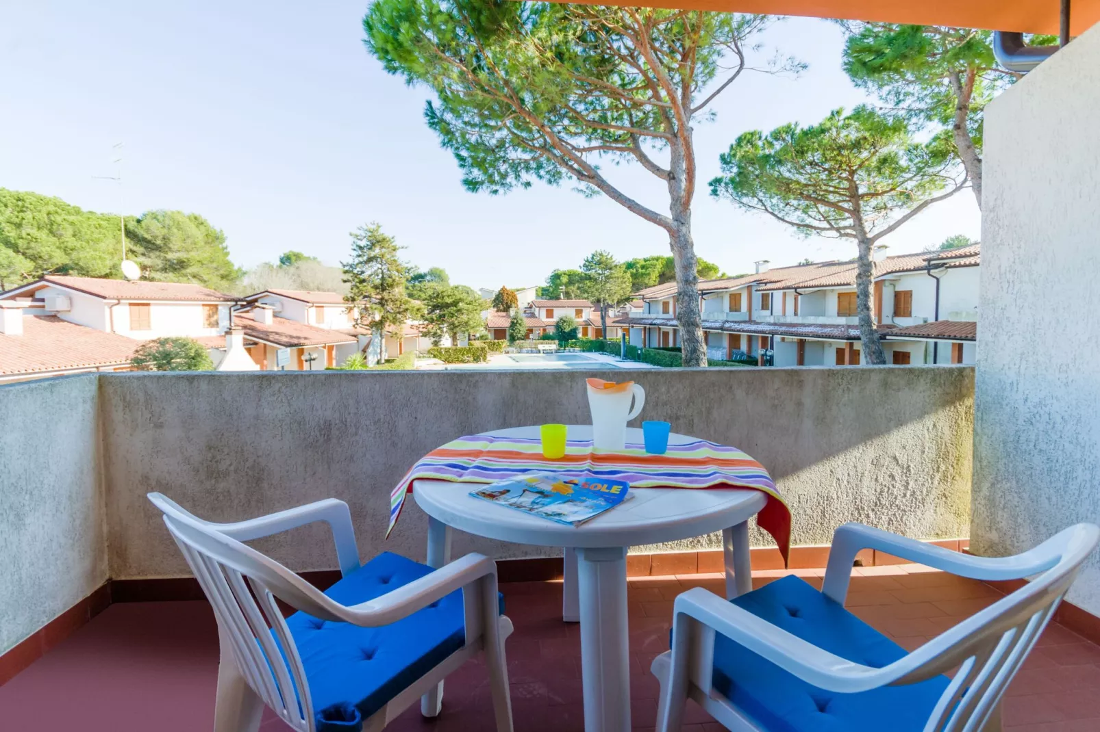 Holiday resort Villaggio Sole B Clima, Bibione-Trilocale Tipo 1-Uitzicht zomer