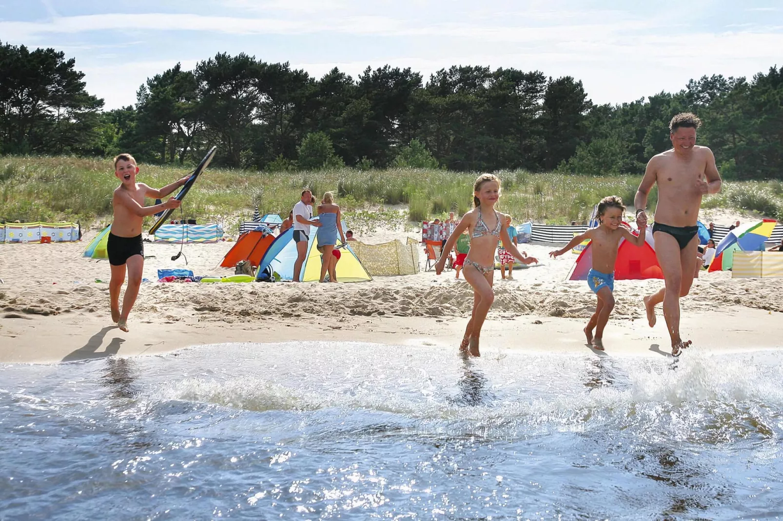 DHH Strandhaus links-Gebieden zomer 5km