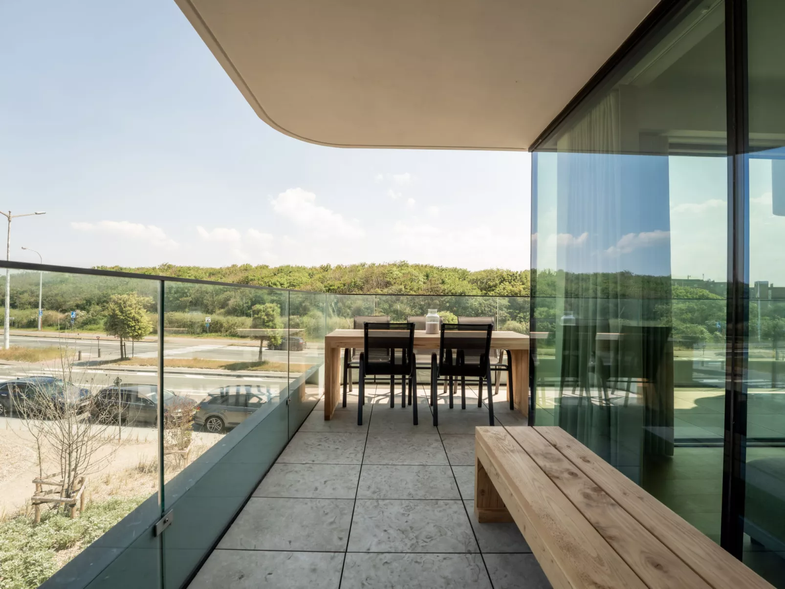 One with terrace and dune view-Buiten