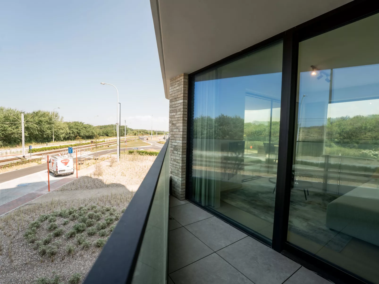 One with terrace and dune view-Buiten