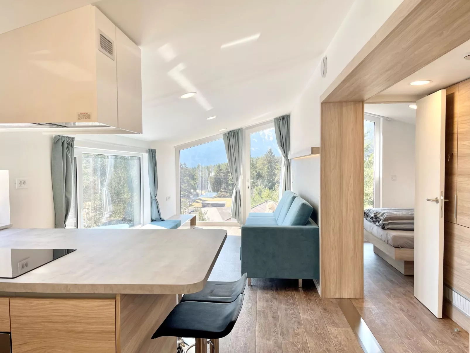 Sky-Chalet-Binnen