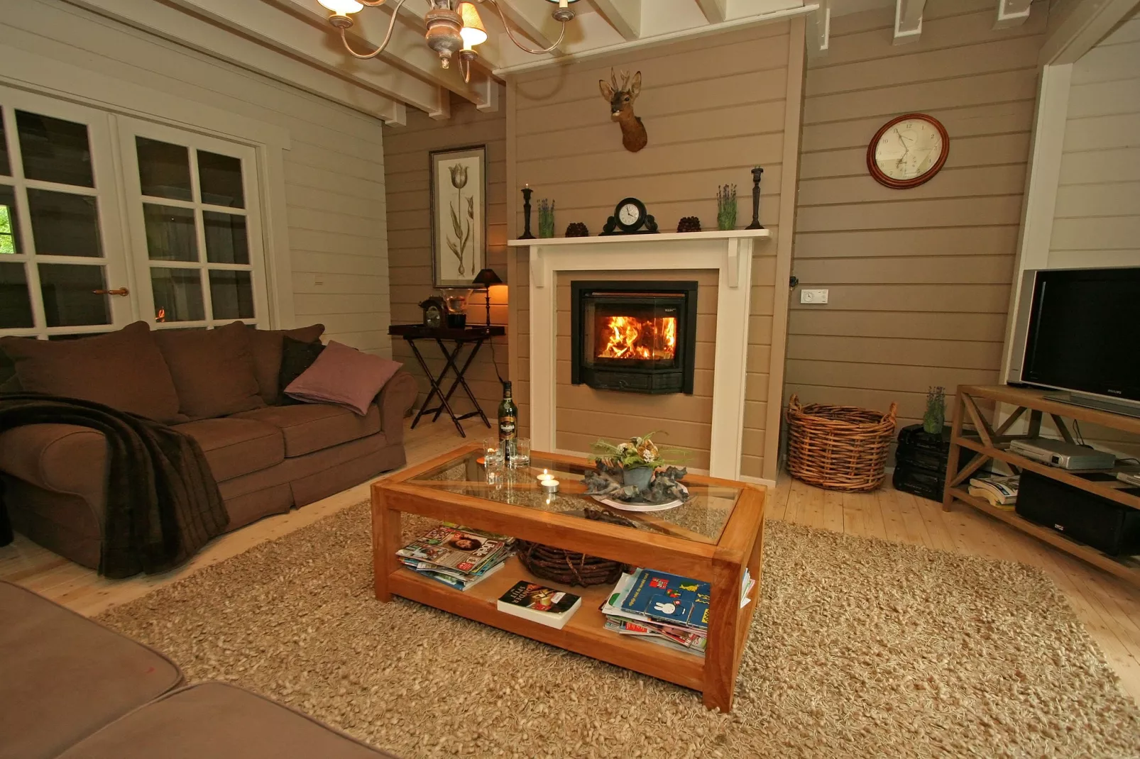 Chalet Bomal-Woonkamer